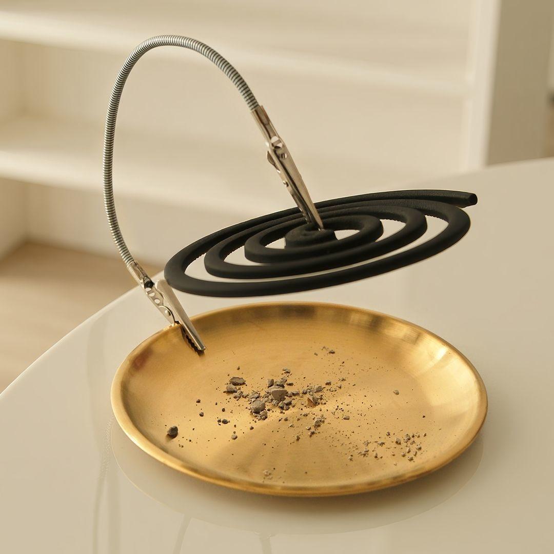 Home Metal Mosquito Repellent Holder, Multi-Functional Extended Dual-Head Mosquito Clip Stand, Space-Saving Iron Mosquito Rack