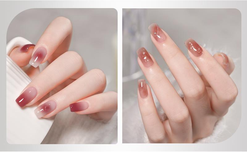 GAOY Nail Blooming Gel, 16ml Clear Blooming UV Gel Nail Polish Holiday Gift Pick, Spreading Effects Soak Off UV Gel for Nail Art DIY Manicure