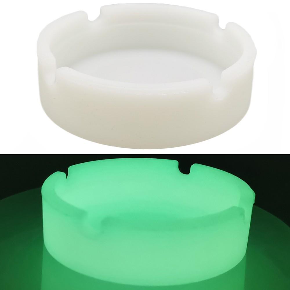 3pcs Silicone Ashtray Set, Luminous Design, Durable & Portable, Ideal for Outdoor Use, Perfect Gift for Smokers