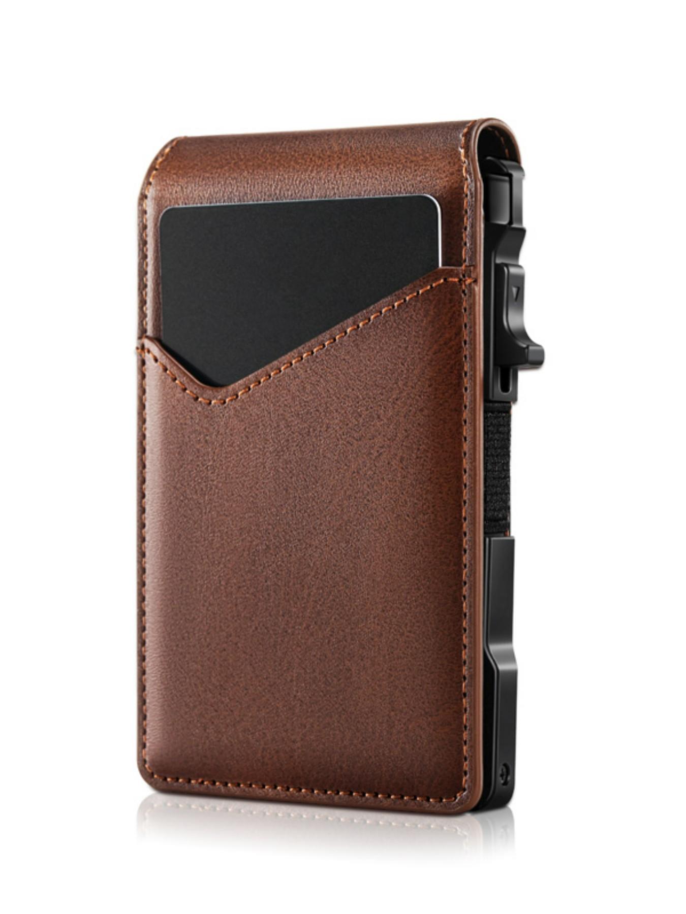 Men's Portable Aluminum Ultra-Thin Wallet, Holds 12 Credit Cards, Rfid Protected, Ideal Gift for Valentine's Day, Father's Day, Thanksgiving