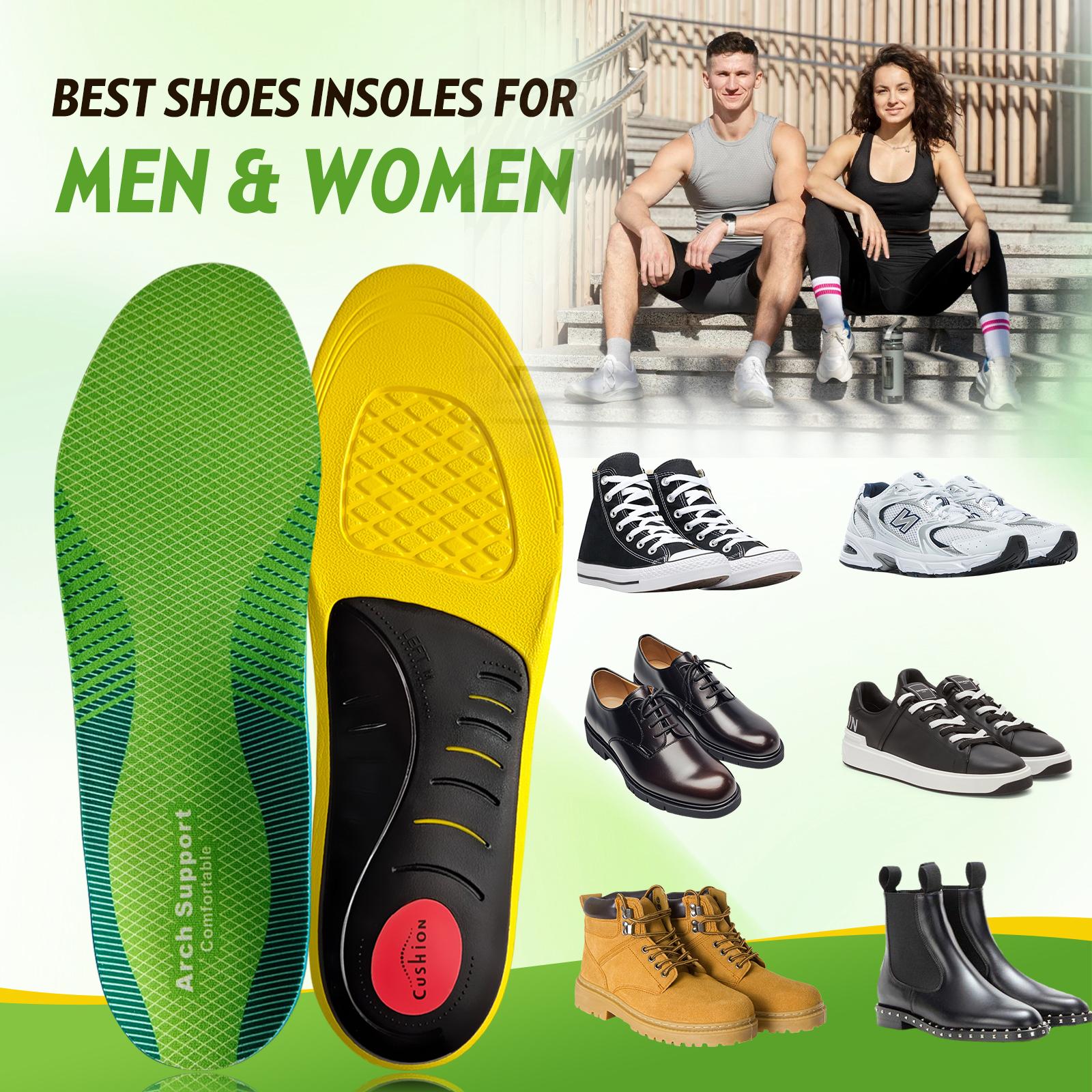 Dr.Laolis's Plantar Fasciitis Feet Insoles for Men & Women, Heavy-Duty High Arch Support  Insole, Shock-Absorbing Insoles, Orthotic Insoles, Trim-To-Fit Design, Ideal for Running, Hiking, Work Boots, Shoes, Footwear, Foot Pads