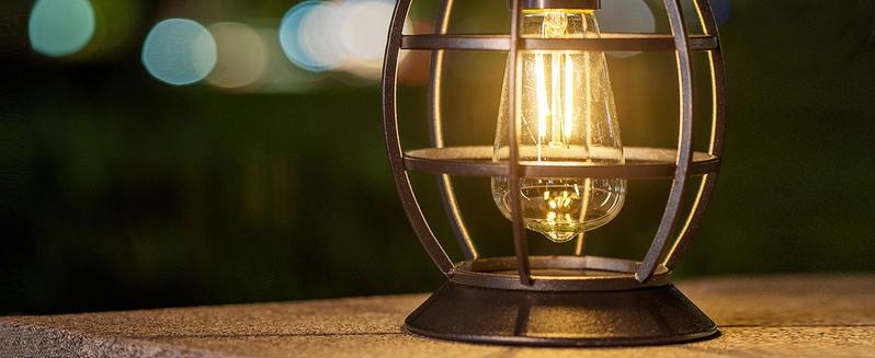 LeiDrail Hanging Solar Lanterns for Outdoor Decor, 2-Pack Metal LED Waterproof Lights