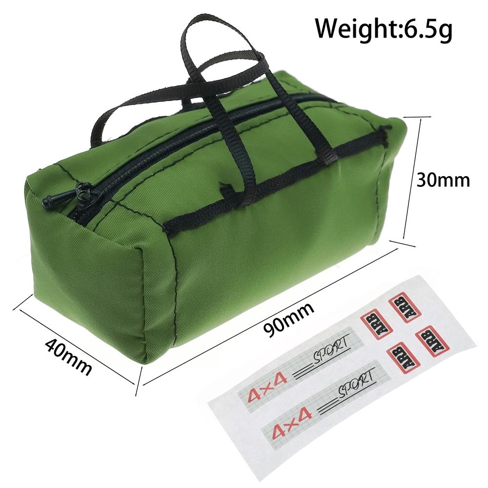 RC Model Climbing Off-Road Remote Control Car, Realistic Accessories, Outdoor Rainproof Bag, Universal Luggage Rack Bag