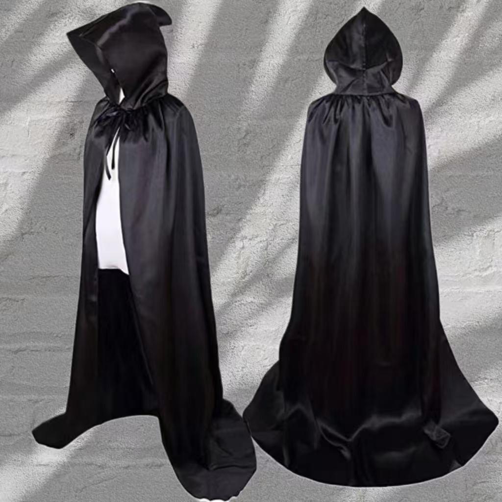 Halloween Cape Death God Cloak, Single Layer Cape, Pirate Death God Cape, Couple Costume, Halloween Accessories