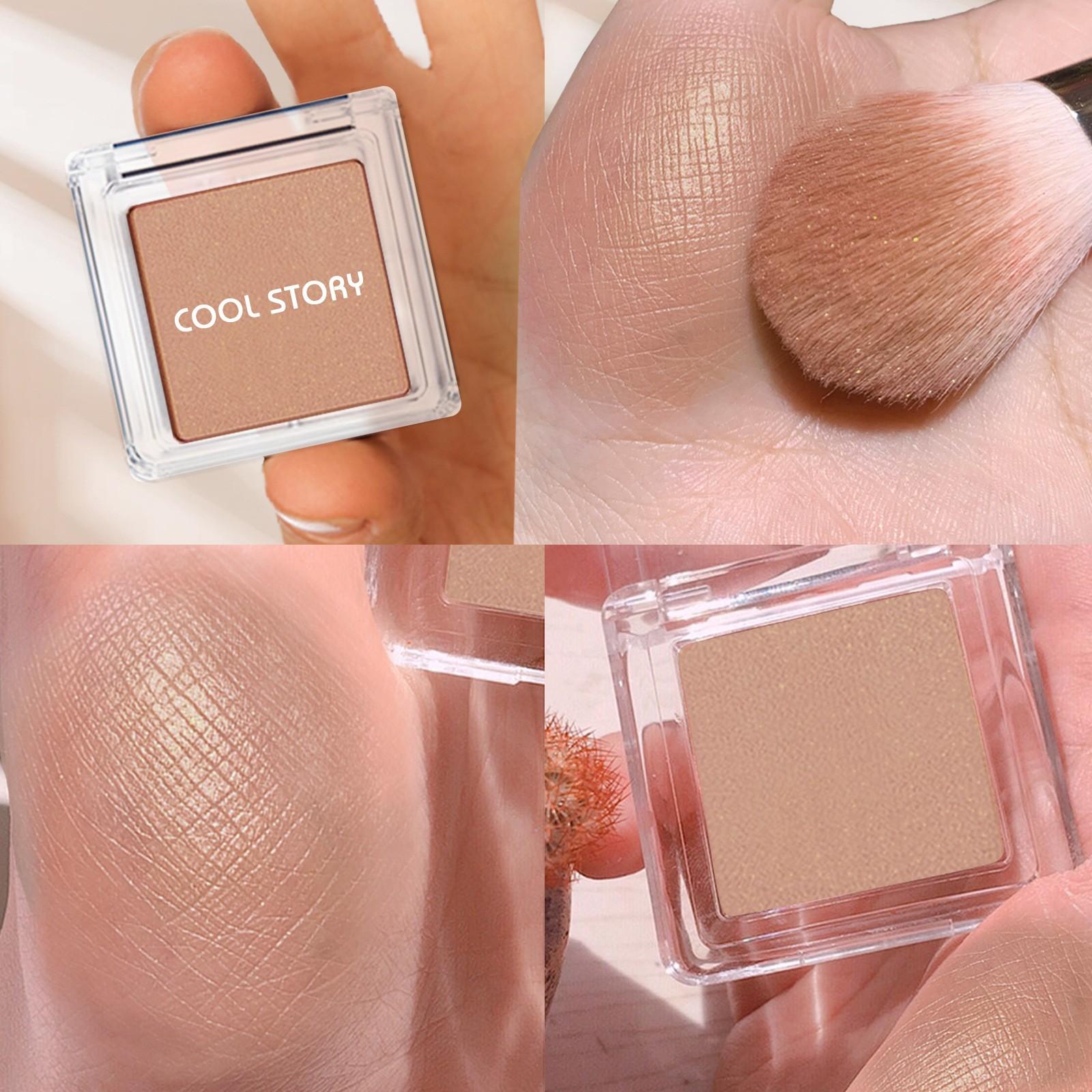 4-Color Blush Makeup Palette Set, Long-Lasting Matte & Shimmer Blushes, Smooth Texture, Lightweight Buildable Powder, Travel-Friendly