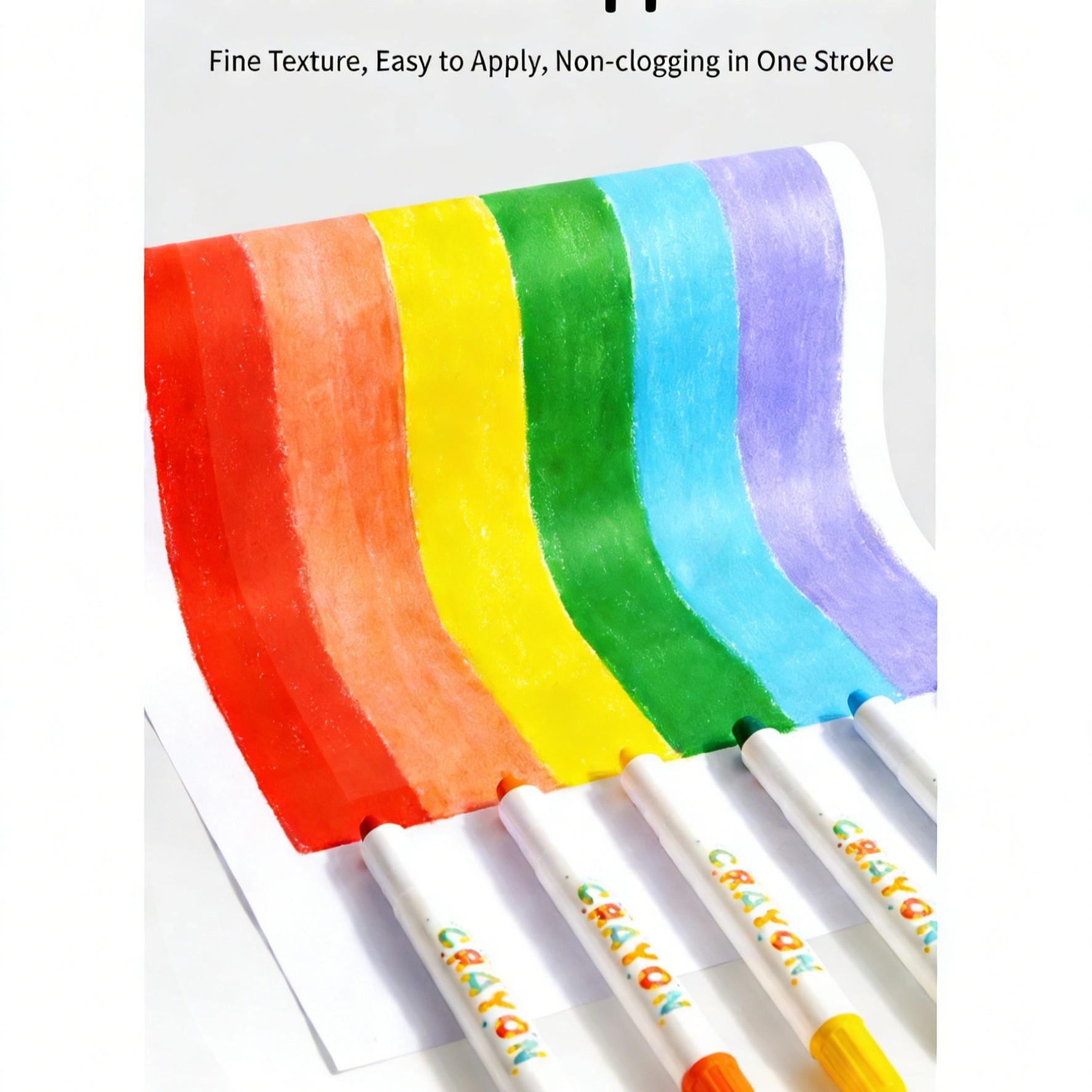 Jumbo Silky Crayons for Toddlers, Easy Grip Twistable Crayons, Non Toxic Washable Crayons, Kids Gifts, toddler crayons ,Easter crayons,Coloring Pencils, Art Supplies, Christmas Gifts