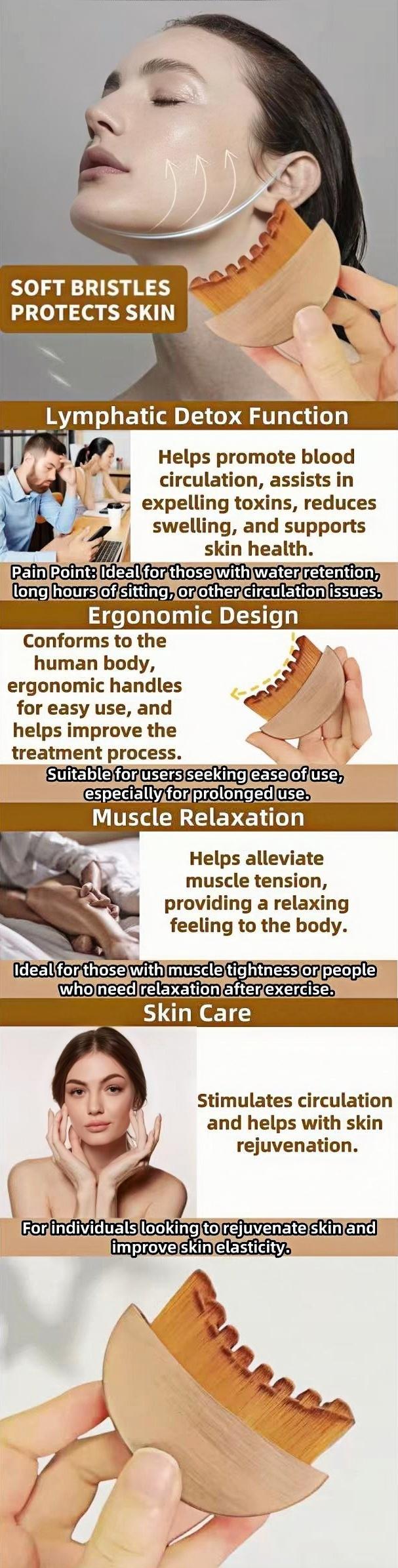 Lymphatic Contour Face Brush for Jawline & Chin Sculpting – Dry Brushing Massager for Lymphatic Drainage & Facial Fatigue Relief, Ergonomically Designed to Fit The Skin Precisely (1PCS) Beauty Roller Daily Lymphatic Contour Face Brush for Jawline & Chin Sculpting – Dry Brushing Massager for Lymphatic Drainage & Facial Fatigue Relief, Ergonomically Designed to Fit The Skin Precisely (1PCS) Beauty Roller Daily