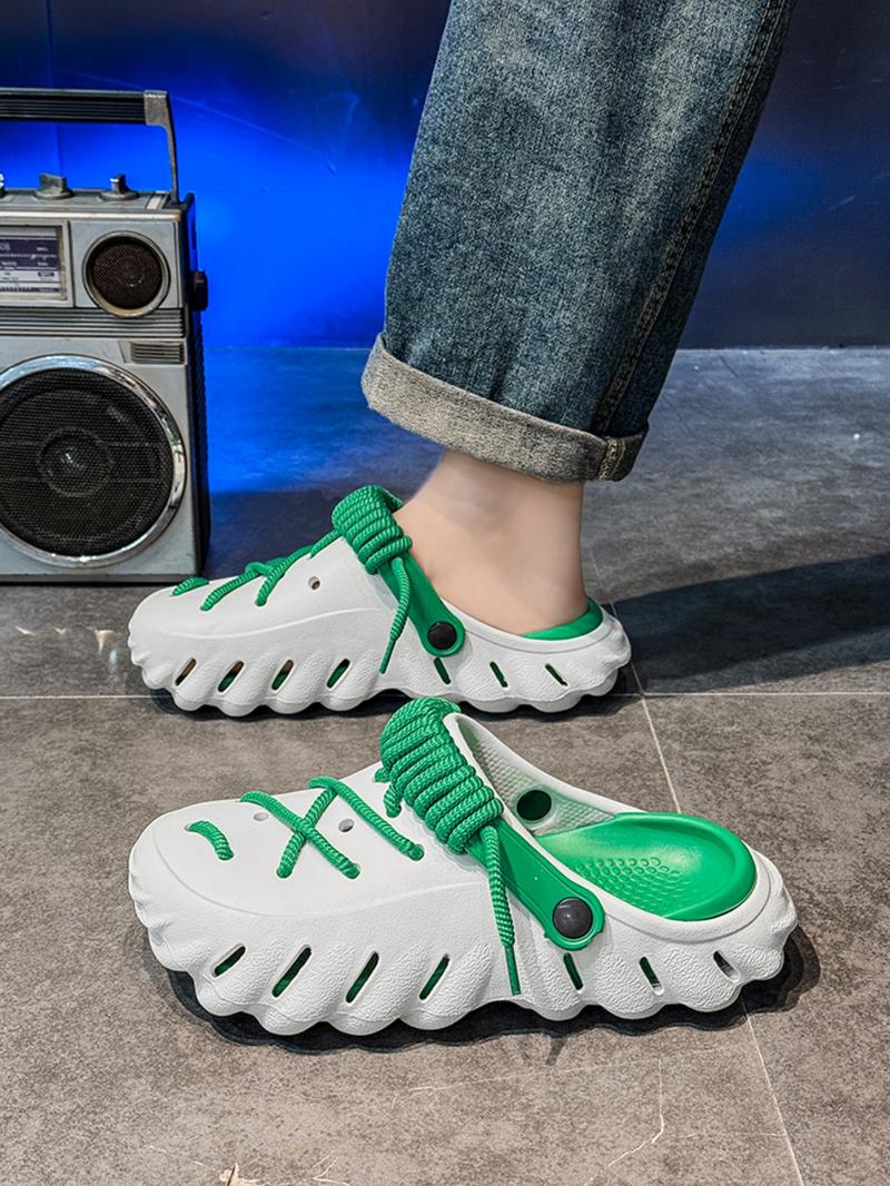 Unisex Sporty Quick Drying Slides, Casual Comfortable Breathable Slides, Fashionable Slides for Indoor & Outdoor Wear, Boy, Lightweight Breathable Slippers