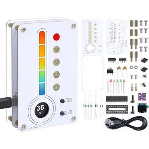Soldering Kit, Temperature and Humidity Meter with ℃ / ℉   Switchable Electronics Learning Project for School Education, Home & Office Use