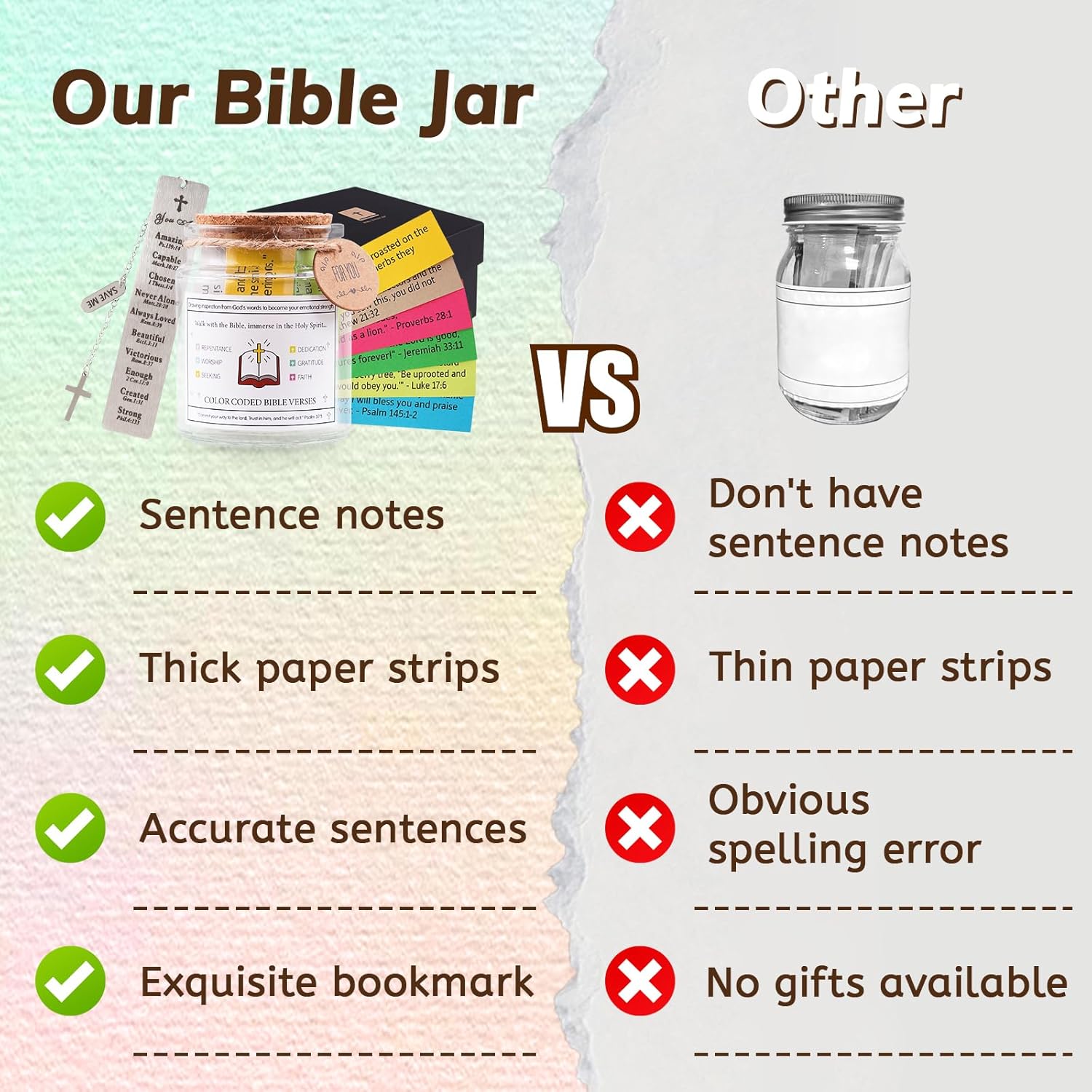 Verse Jar,  Verses In a Jar, Easter Gifts for Women Mom, Christian Gifts for Women, Religious present