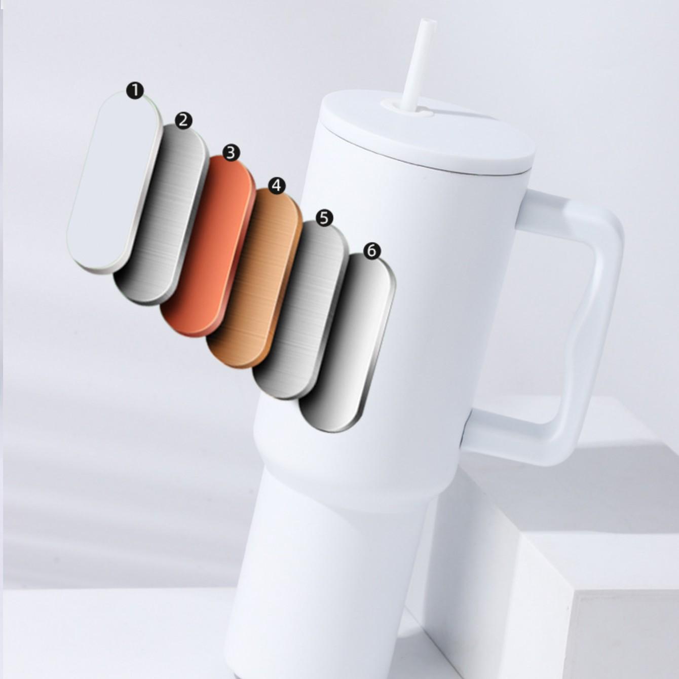 Portable Stainless Steel Insulated Cup 40oz, Reusable Water Bottle, Durable Leak-Proof Design, Ideal for Outdoor Activities