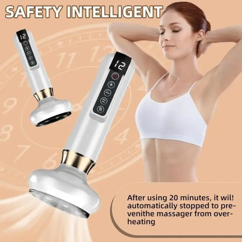 Electric Vacuum Cup Massager Machine, Multi-Function Electric Suction Cups, Body Scratching Tool, USB Charger, Home Massage Gift