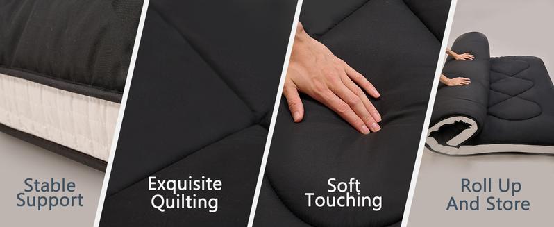 SLSY Japanese Futon Floor Mattress Floor Mattress Pad, Foldable Tatami Mat Portable Dormitory Sleeping Pad,Roll Up Floor Lounger Bed for Adult Child Twin/Full/Queen Home Decor Household