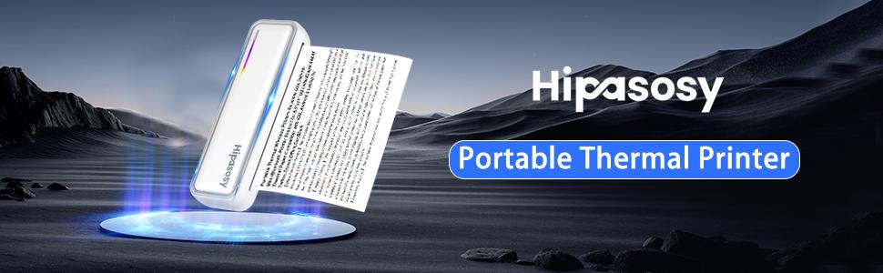 Portable Thermal Wireless Printers for Home Use, Inkless-Bluetooth-Printer Support for 8.5"x11" US Letter & A4 Size Thermal Paper Compatible with iOS, Android & Laptop for Tattoo,Travel,Office，office accessories