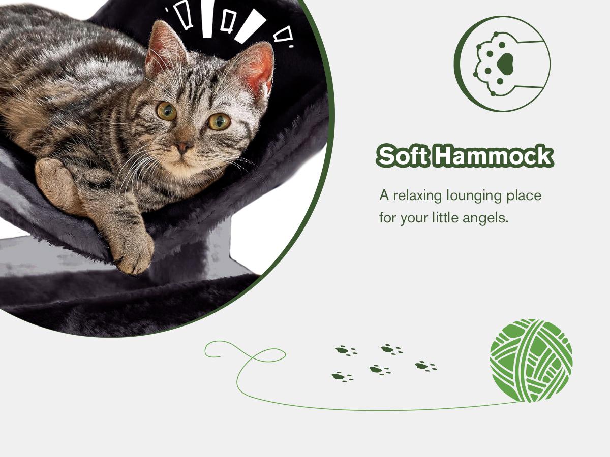 MUTICOR 65in Multi-Level Cat Tree Tower for Indoor Big Cats with Cozy Plush Perches,Cat Condo,Sisal Scratching Posts & Hammock and Baskets#TikTokShopBlackFriday #ChristmasGifts MUTICOR 65in Multi-Level Cat Tree Tower for Indoor Big Cats with Cozy Plush Perches,Cat Condo,Sisal Scratching Posts & Hammock and Baskets#TikTokShopBlackFriday #ChristmasGifts
