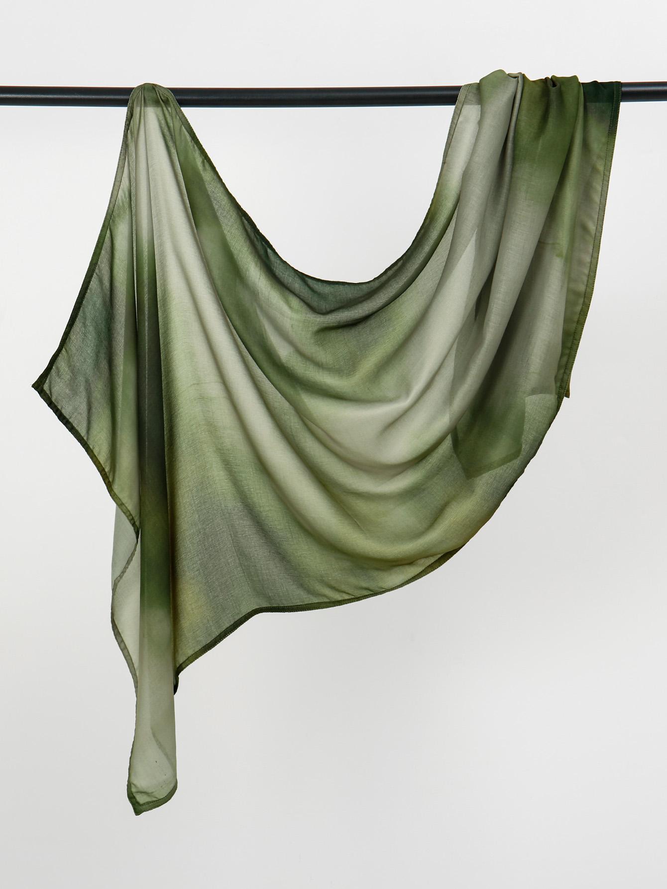 Women's Modal Jersey Hijab Scarf, Head Scarf, Soft Fabric Long Shawl for All Seasons, Stylish Tie-Dye Design, Perfect for Daily Wear & Ramadan Gifts