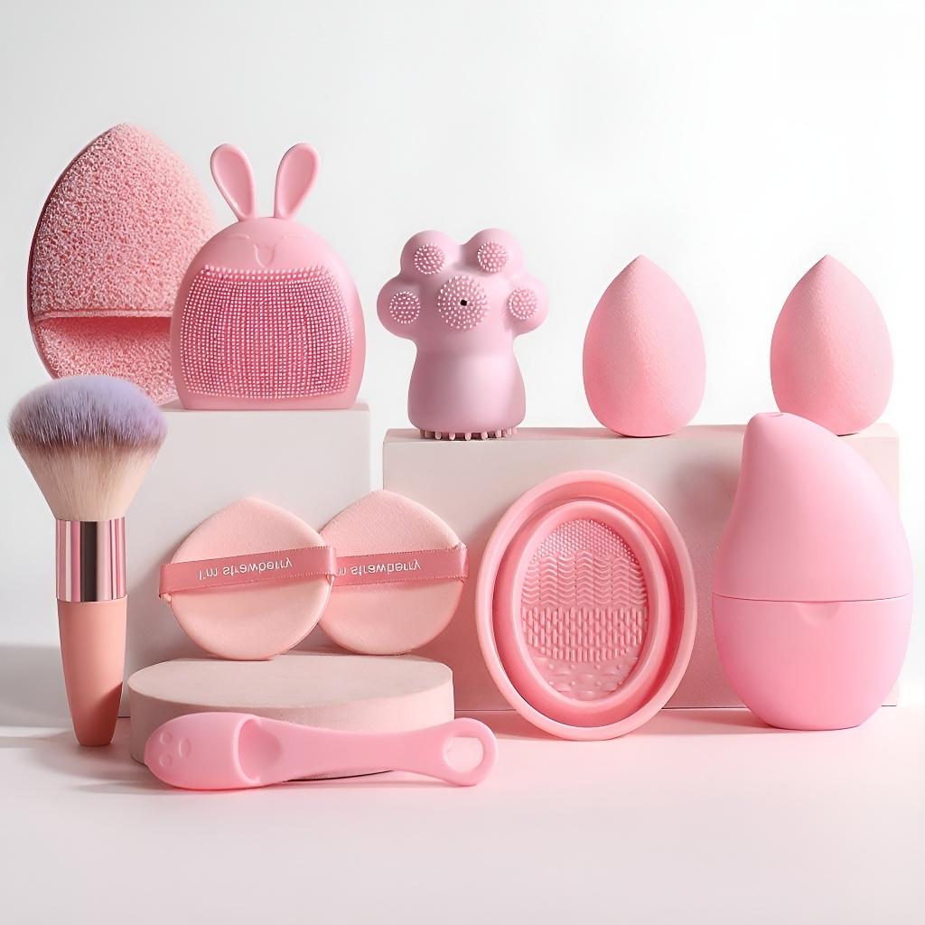 Best-Selling 56-Piece Women's Makeup Set Includes Makeup Brushes, Beauty Sponges, Wash Bag, Perfect Makeup Look, Makeup Brush Kit