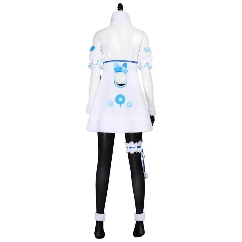 Virtual YouTuber Usada Pekora Cosplay Costume Hololive Fantasy Vtuber Rabbit Girl Dressing Up Virtual Anchor Wigs Headgear