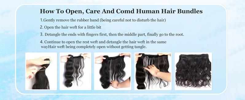 VIPbeauty Body Wave 12A Grade Brazilian Virgin 100% Human Hair Budget Friendly Quick Weave Sew in/Glue in Viral Hair Bundles