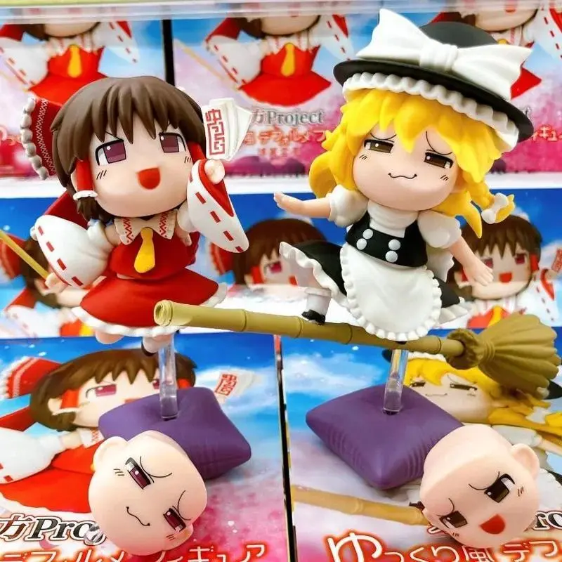 Genuine In Stock Touhou Project Konami Hakurei Reimu Kirisame Marisa Izayoi Sakuya Konpaku Youmu Cute Collectibles Model Toy