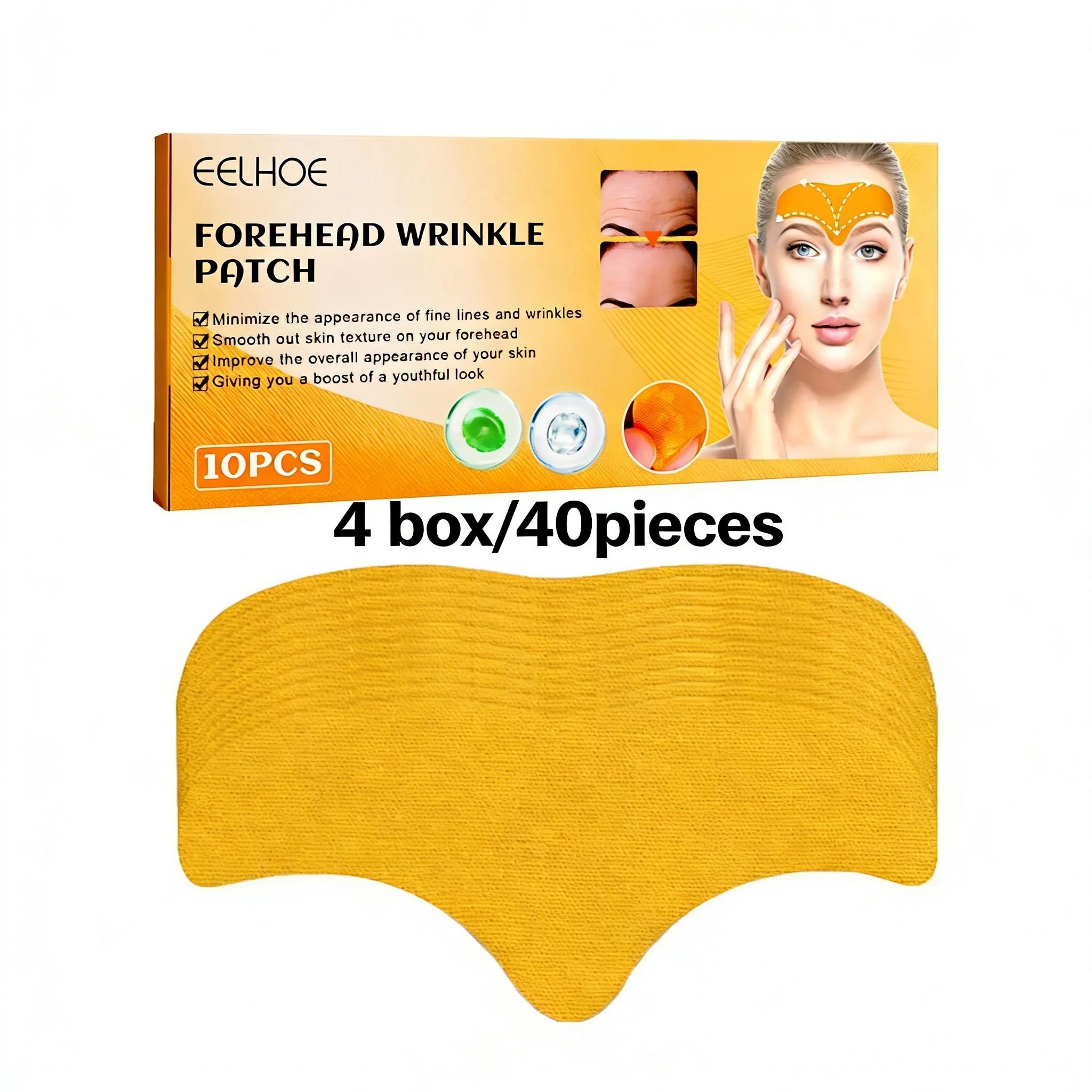 Forehead and Eye Wrinkle Relief Patches, Tightening Skin Solution, Youthful Appearance, Smooth and Firming Effect, Skincare
