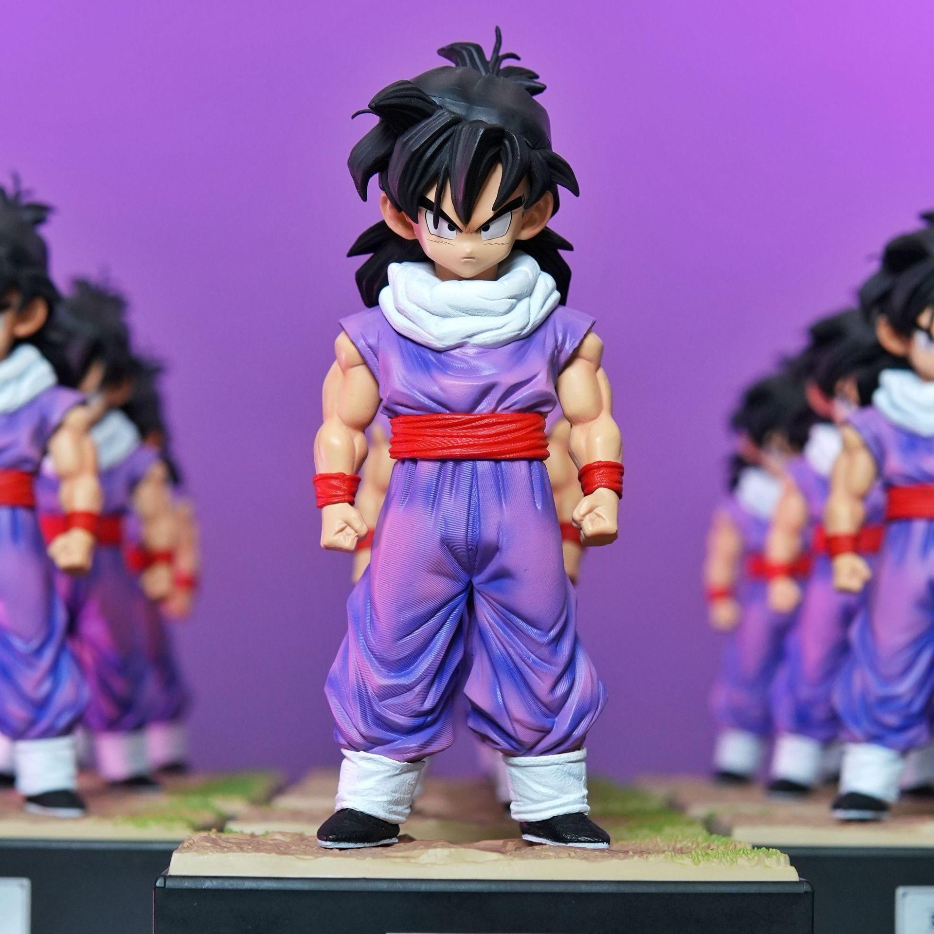 Dragon Ball Z Kid Gohan Figure - Purple Gi Standing Statue, Childhood Son Gohan Anime Collectible, Ideal Gift for Fans, Collectible PVC Figure, Anime Character Statue, Collectible Figurine, Statue Figurines