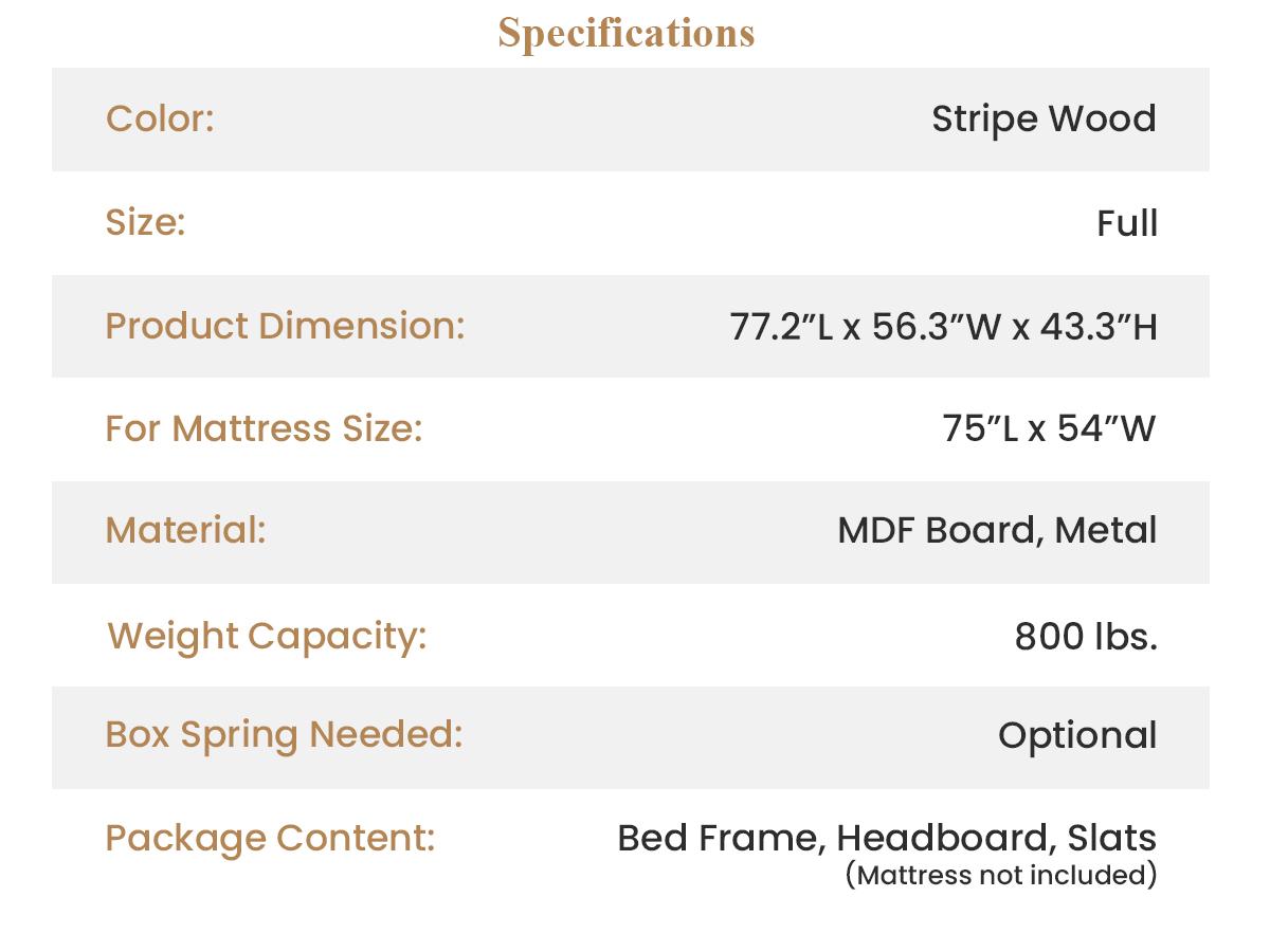 SHA CERLIN Heavy Duty Metal Bed Frame Full/Queen Size【Frame Only No Mattress】Platform Bed Frame with Wooden Headboard Footboard, 13 Strong Metal Slats Support, No Box Spring Needed, Frame Base,#ChristmasGifts#TikTokShopBlackFriday