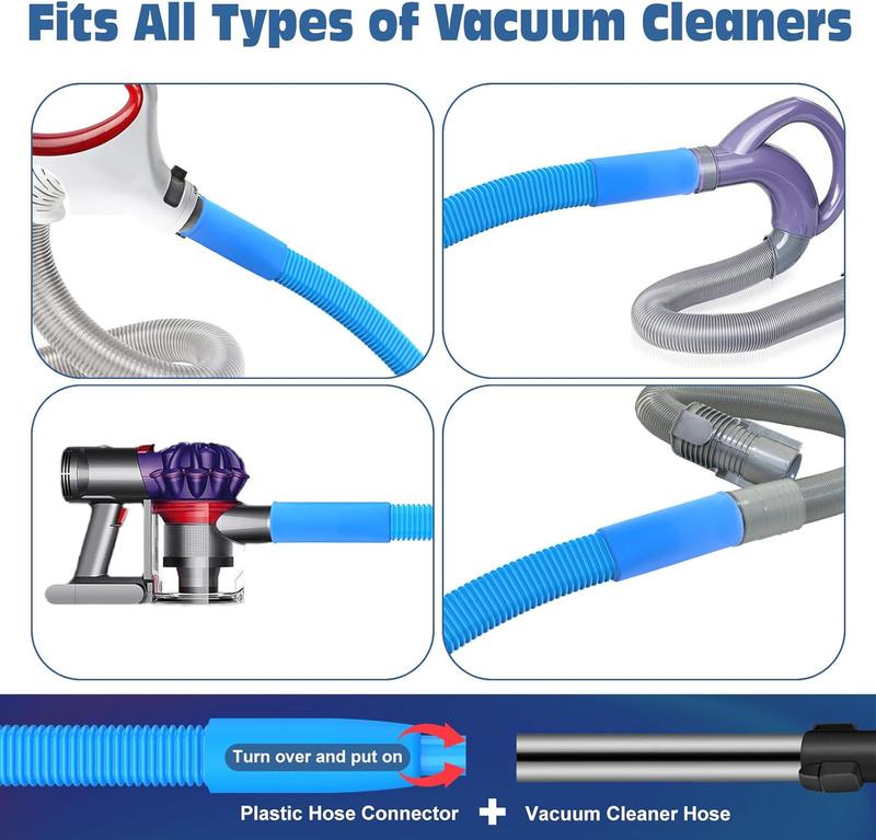 Dryer Vent Cleaner Kit,Attachment Compatible with All Vacuum Cleaner,Dryer Cleaning Tool,Deep Clean Lint Remover Tool,Home Safety Must Have