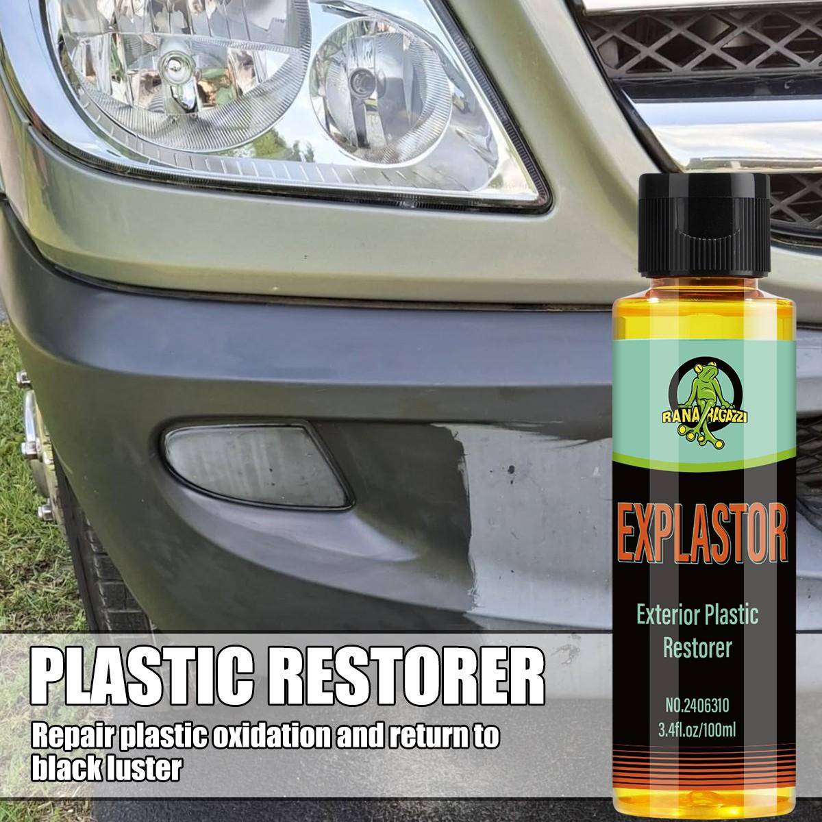 100ML Car Plastic Restorer, Back to Gloss, Car Products, Plastic Restore, Auto Polish, Repair Coating, Renovator, Durable Finish