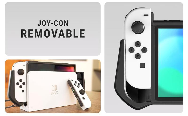 SUPCASE Mumba Dockable Case for Nintendo Switch OLED 2021, Blade Series TPU Grip Protective Cover, Compatible with Joy-Con Controller Protection