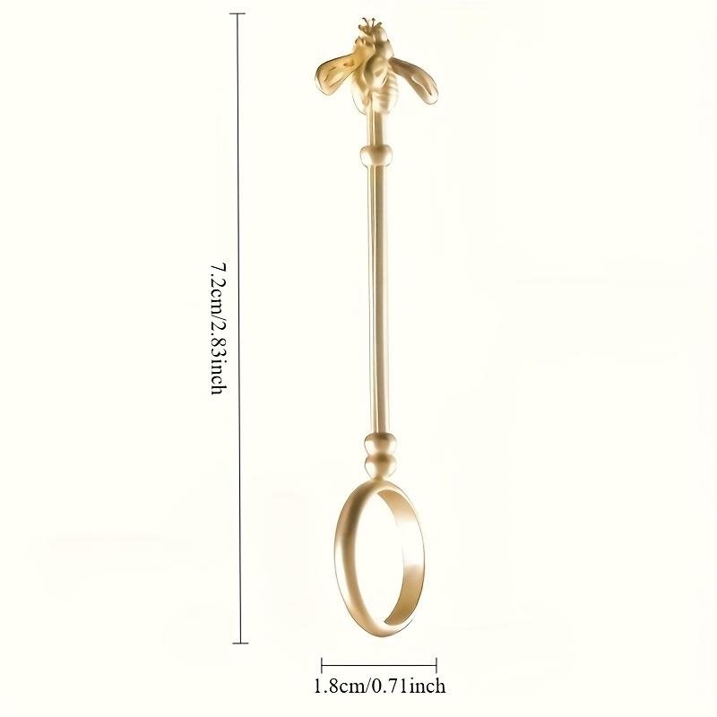 Golden Bee Cigarette Holder Ring, Elegant Finger Cigarette Clip, Fashion Smoking Accessory; Perfect Gift for Dad, Boyfriend, Girlfriend & Best Friend, Romantic Keepsake for Anniversary, Stylish Gift with Ritual Sense for Smokers