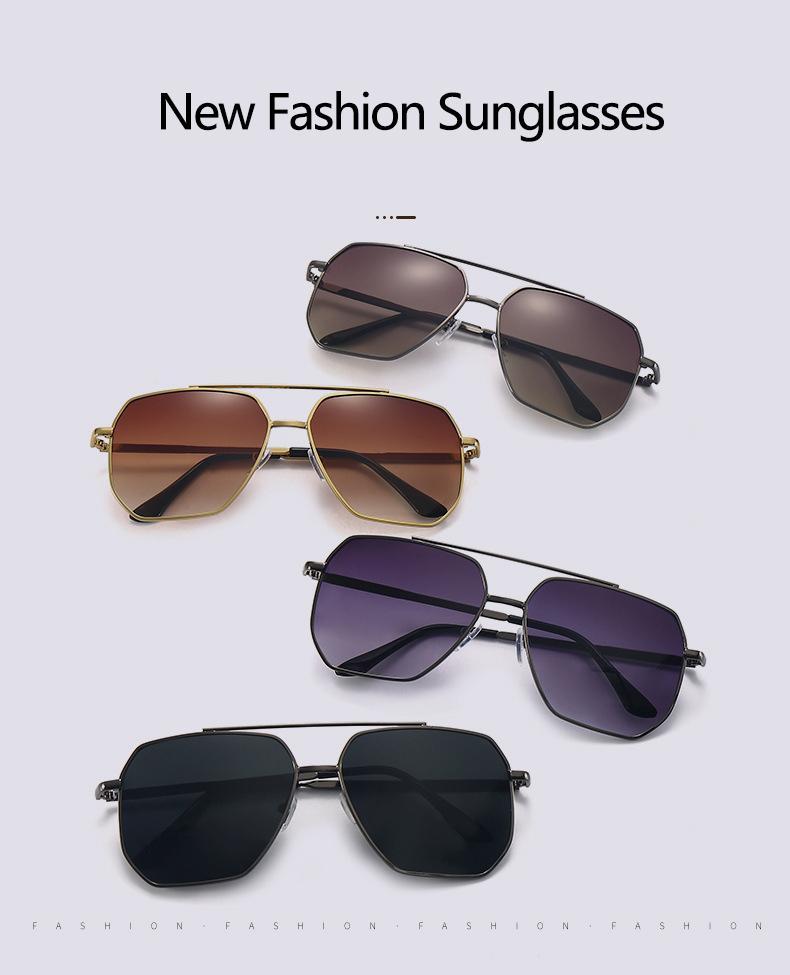 New Classic Pilot Sunglasses for Men & Women, UV400 Protection Metal Frame Mirror Lens Fashion Shades, Ideal for Driving Fishing Business Daily Leisure Summer Vibes