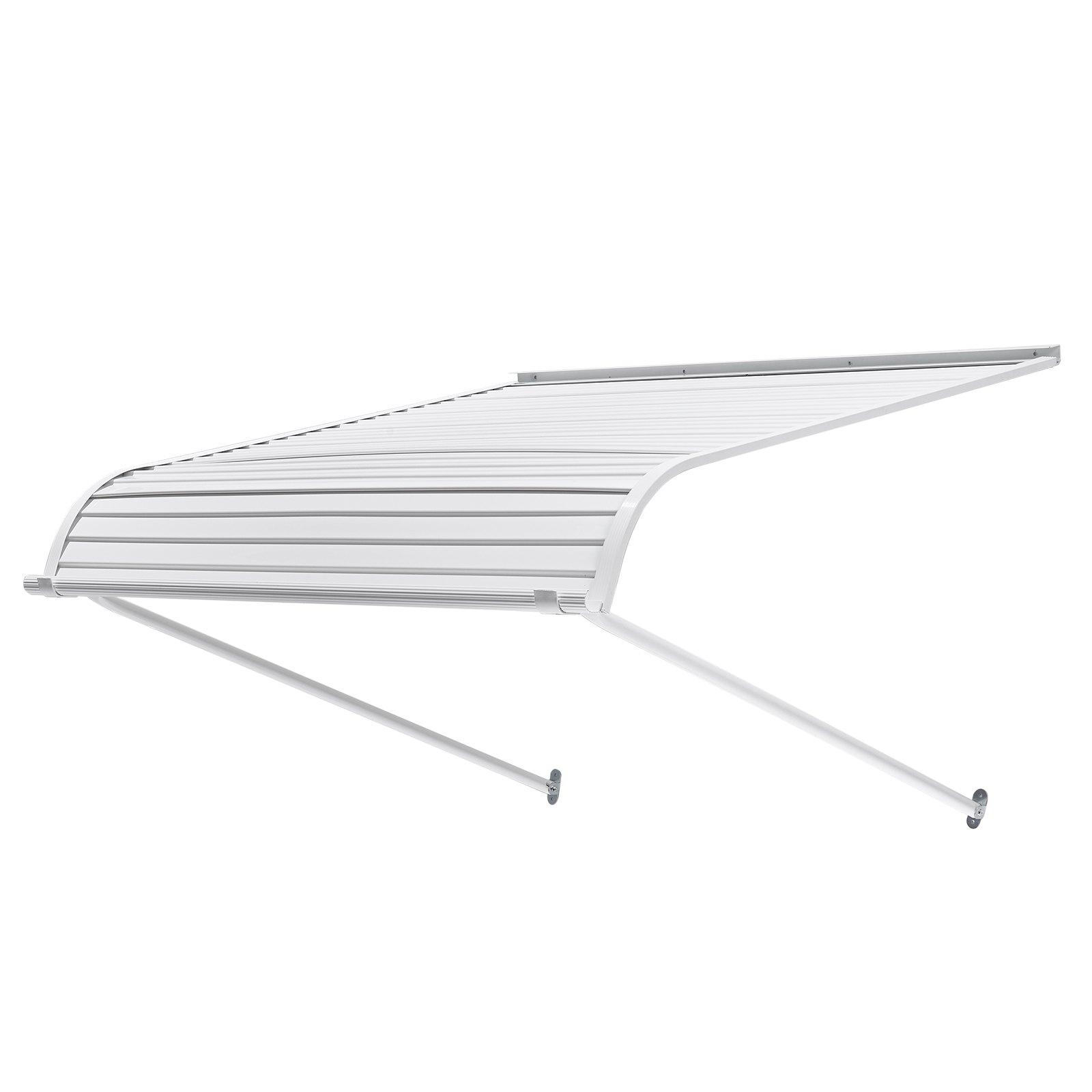 【Summerfinds】VEVOR Rectangular Aluminium Awning, 40x42 in Sturdy Stable UV-Prevention Exterior Canopy, Windproof Weatherproof Lightweight for Door Entrance Windows, Patio