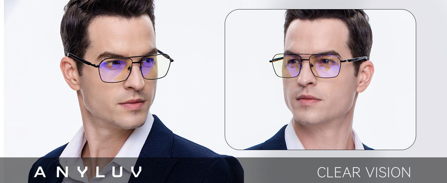 Reading Glasses Men/Women, Anti Eyestrain Blue Light Reader for Women, Metal Cheaters Reading Computer Glasses (AN4528-L) Reading Glasses Men/Women, Anti Eyestrain Blue Light Reader for Women, Metal Cheaters Reading Computer Glasses (AN4528-L)