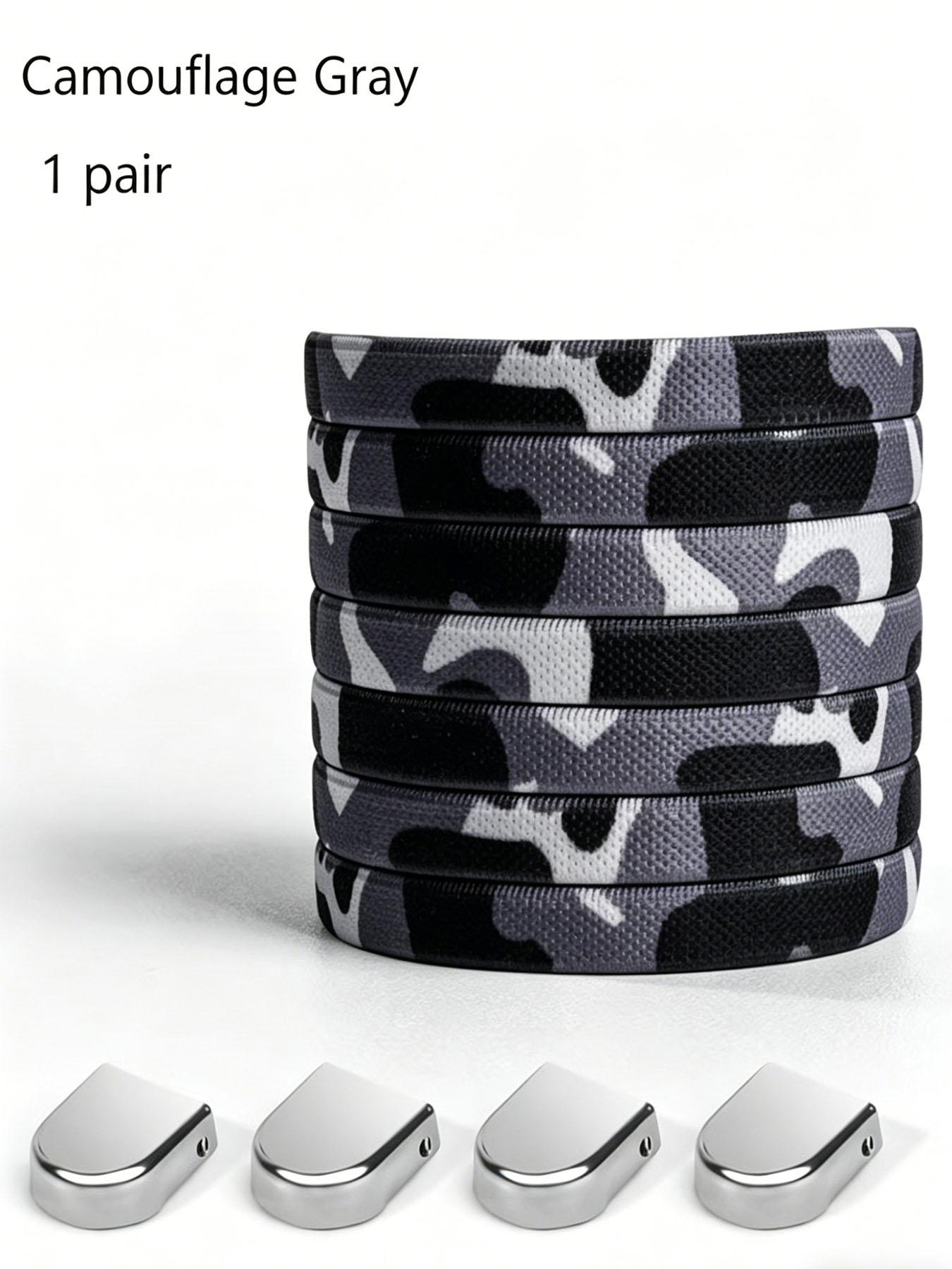 Dreamy Tie-Dye Lazy Shoelace, No-Tie Press Button, Gradient Color, Elastic Stretch, Wide Strap, for Sneakers, Dad Shoes, Sports Shoes, Commute, DIY Footwear