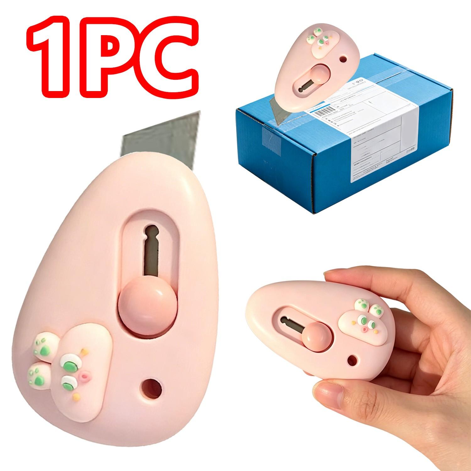 Bunny Mini Craft Knife, Portable Hand Tool, Ideal for Unboxing and Opening Letters, Box Cutter, Convenient Home Use, Office Gadgets, Office Cutting Supply, 2 Pieces/1 Piece