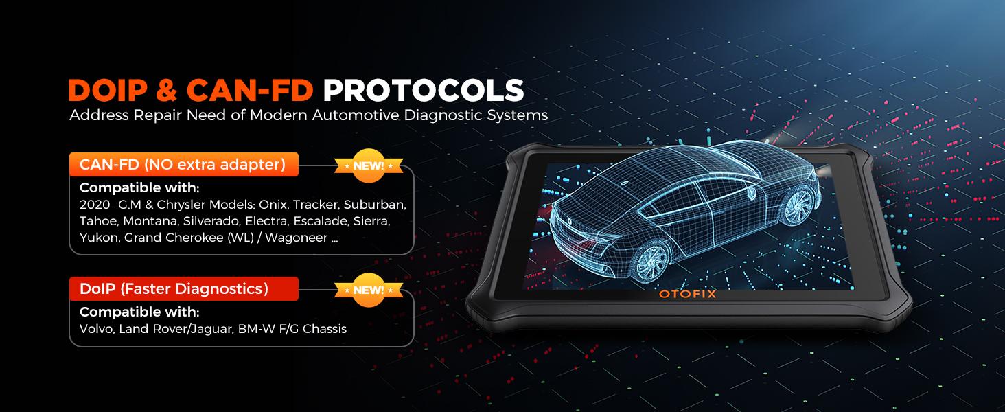 OTOFIX D1 Lite Bidirectional Scan Tool  2-Year Updates, 2026 Newest All System Automotive Portable Diagnostic Scanner, 38+ Reset Services, FCA AutoAuth, Active Test, CANFD&DOIP, Auto VIN Multilingual OBD2 with Display，springtok