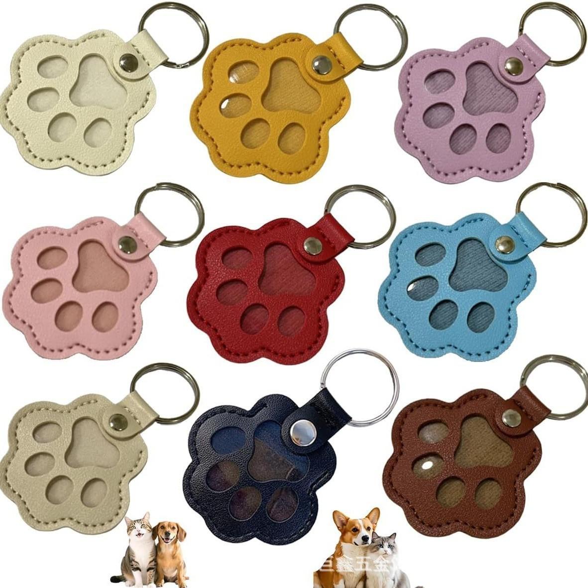 Pet Hair Storage Keychain, Paw Shaped Fur Keepsake, Dog Cat Hair Collector, Commemorative Gift for Pet Enthusiasts, Unique Souvenir