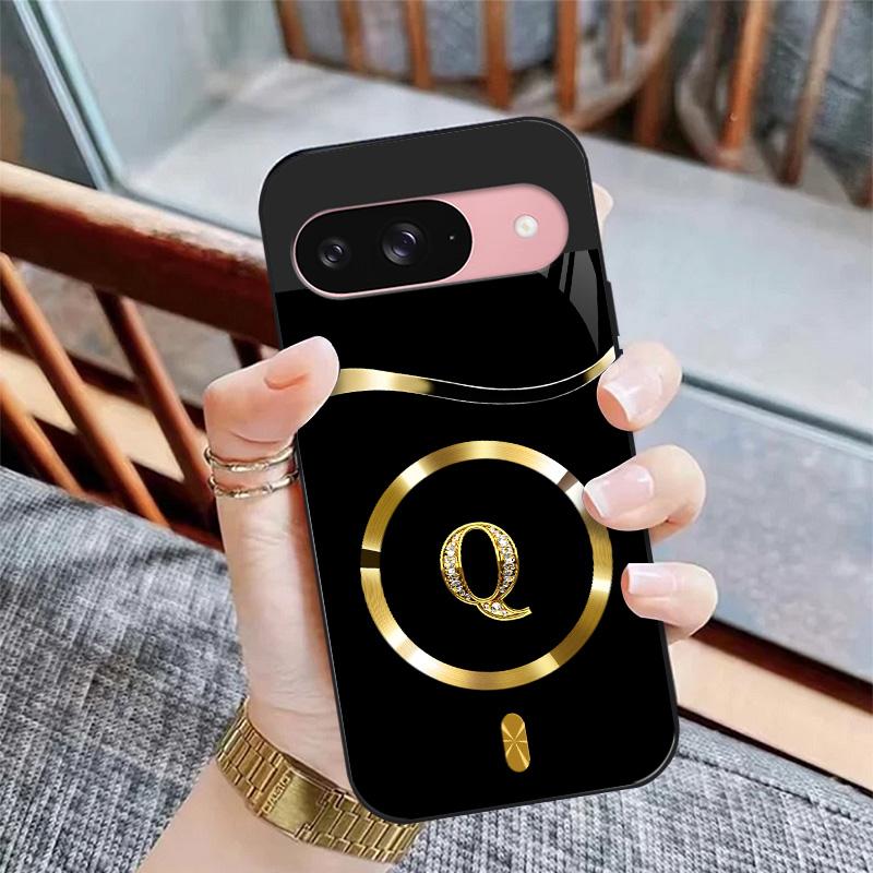 Suitable for [Google Pixel 9] high-end MagSafe phone case🥰，Choose from any of the 26 letters， Features a premium, minimalist design; drop-resistant and fingerprint-proof. YM99