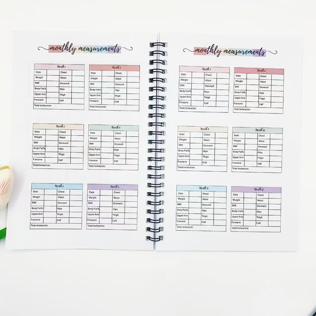 Human Anatomy Notebook for Medical Students, Nurses, and Biology Professionals, Visual Learning Spiral Bound Notebook, Essential Study Tool