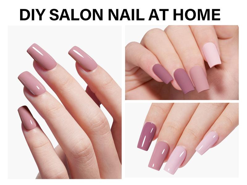 AILLSA 7Pcs Set Jelly Gel Fall Winter Burgundy Nail Polish Kit with Base & Top Coat Cozy Fall Fashion Vibes White Chocolate Purple Brown Soak Off UV Gel Polish Manicure DIY Nails at Home Starter Kit Cutics Cosmetic AILLSA 7Pcs Set Jelly Gel Fall Winter Burgundy Nail Polish Kit with Base & Top Coat Cozy Fall Fashion Vibes White Chocolate Purple Brown Soak Off UV Gel Polish Manicure DIY Nails at Home Starter Kit Cutics Cosmetic