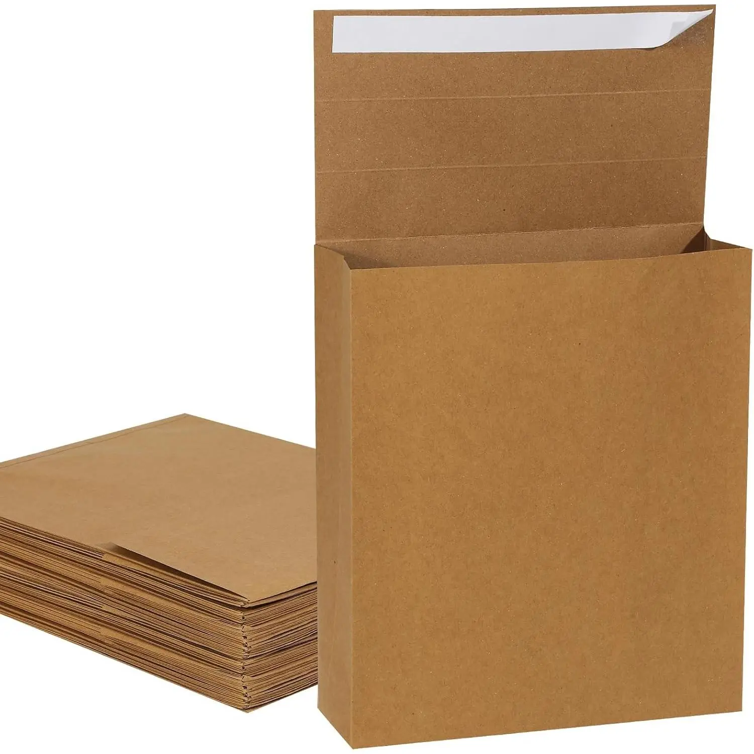 30Pcs Expandable Envelopes with Self Seal 13.23x9.37 In/ 33.6x23.8 cm Large Mailing Kraft Catalog Envelopes for Documents Brown Kraft for Home Office Business Storage and Organizing Photos