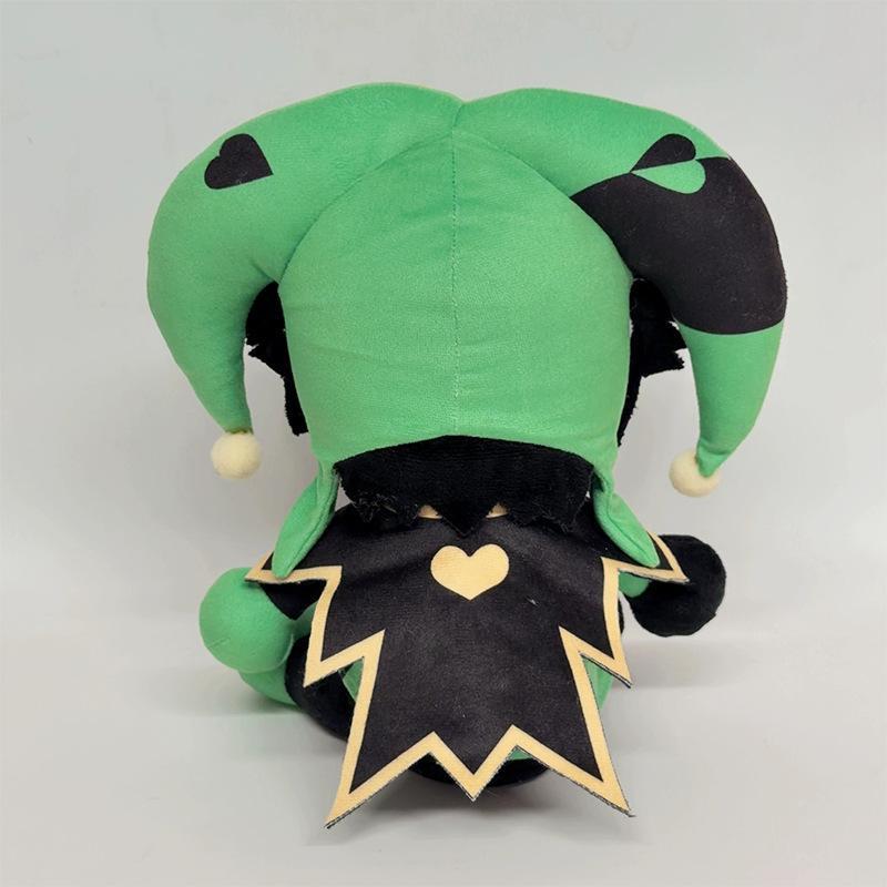 Pierrot Harlequin The Freak Circus Plush Toys Peluche Doll Green Black Soft Stuffed Toy Collectible Gift For Anime Game Fans