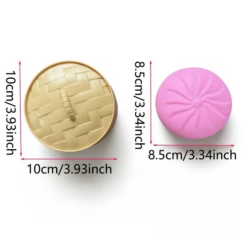 12pc Cute expression big bun decompression toy, relieves anxiety, dough decompression toy, soft TPR material, decompression artifact, unboxing surprise, holiday gift creativity, cute desktop accessories for office workers, Squishies, Soft Squishy