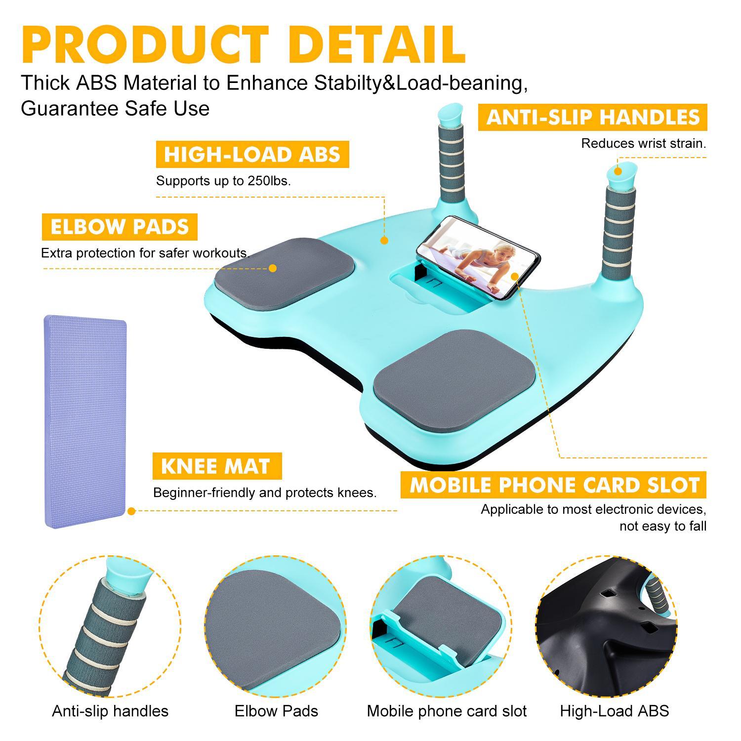 Valentine's Day Gifts for Beginners - Plate Balance Board for Core & Abs Workout at Home, Tone Body & Improve Posture, Perfect Exercise Equipment for Women