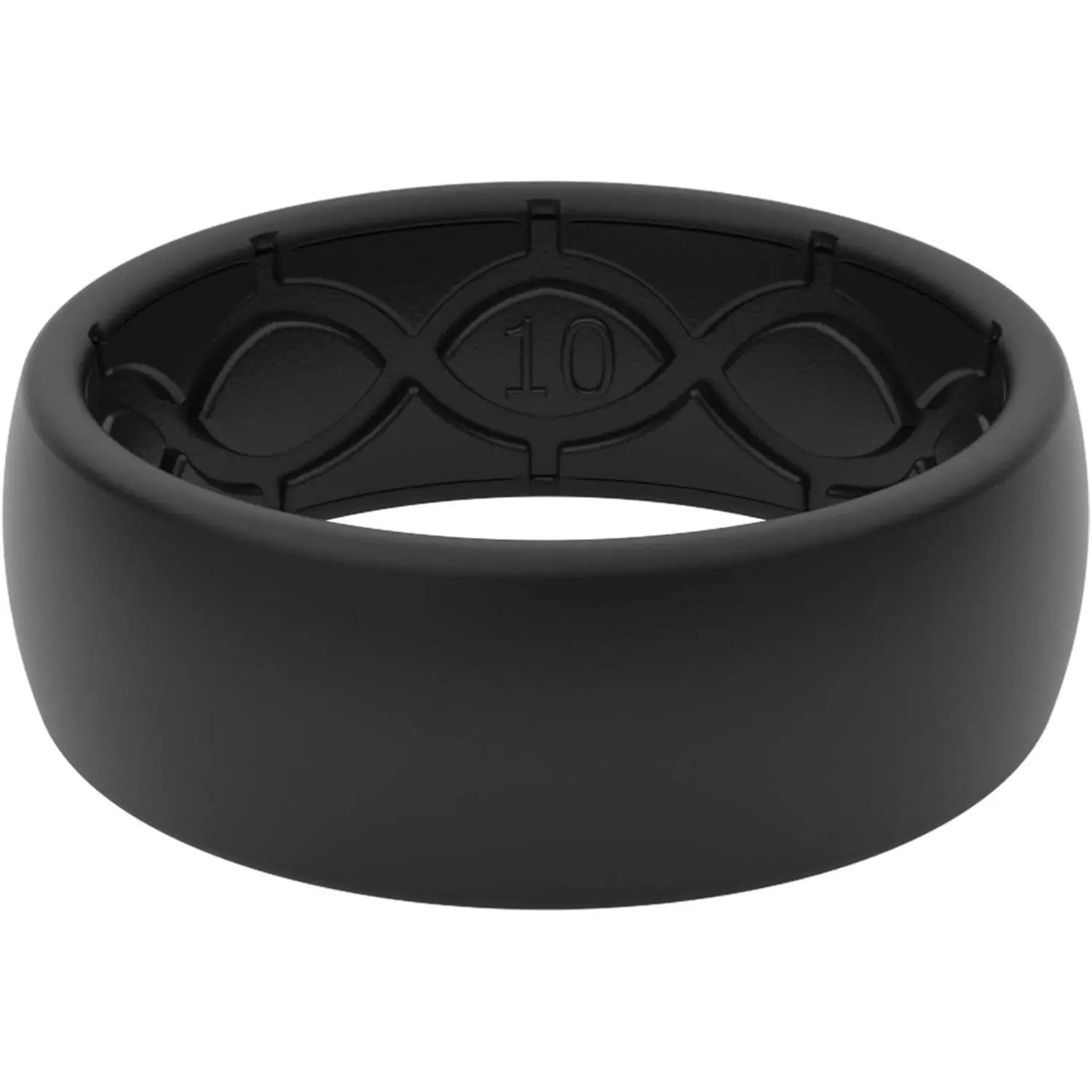 Silicone Ring for Men, Breathable Rubber Wedding Band, Hypoallergenic Medical-Grade Silicone, Comfortable for Work, Workouts & Everyday WearGift