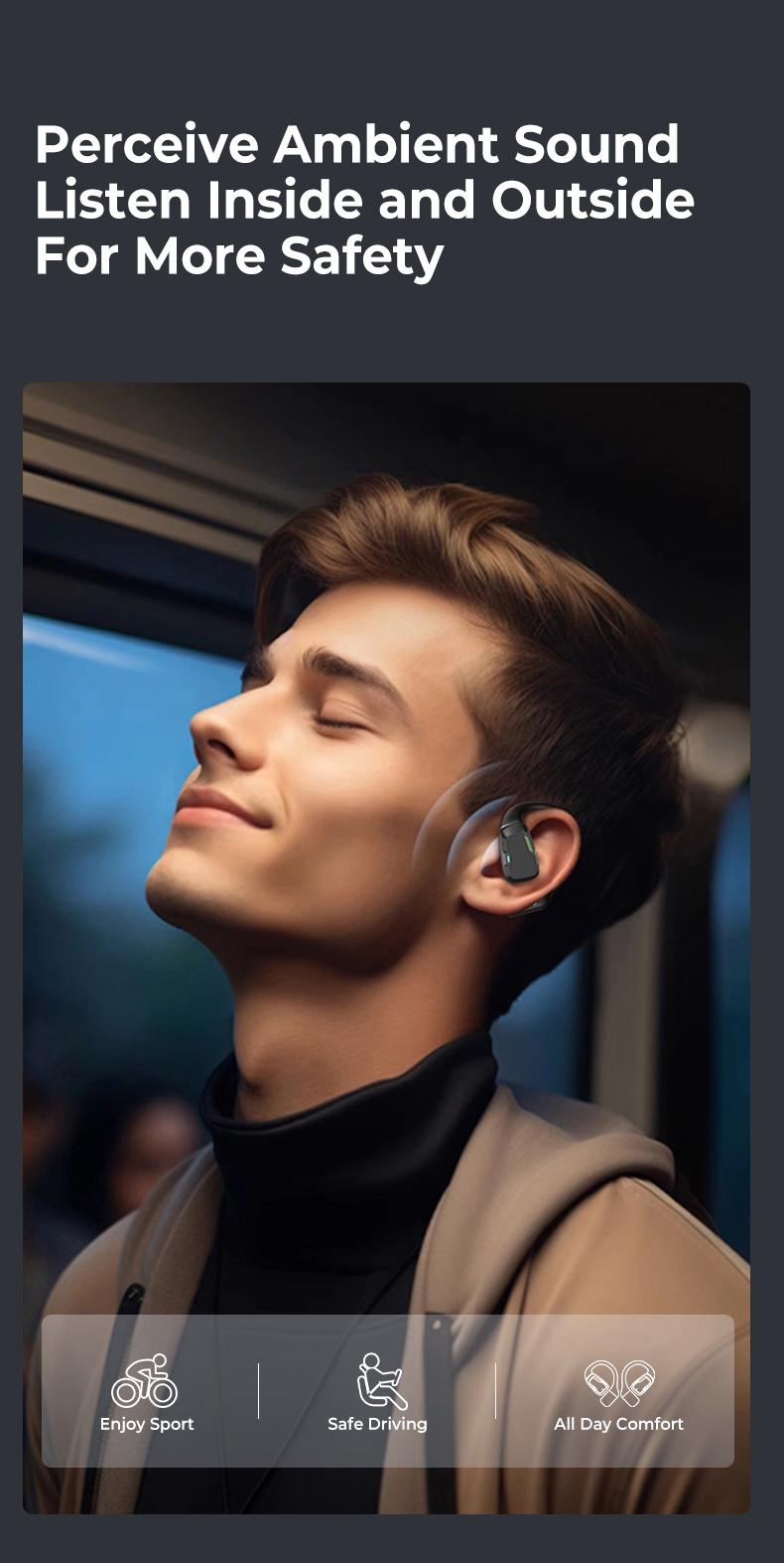 MINISO M98 Wireless Earbuds，headphones Stereo，30H Long Playtime,Built-in Mic Headset,High-quality sound  Earbuds,Headphones Immersive Premium Sound Long Distance Connection Earphones With Charging Box,for Gym Running Workout