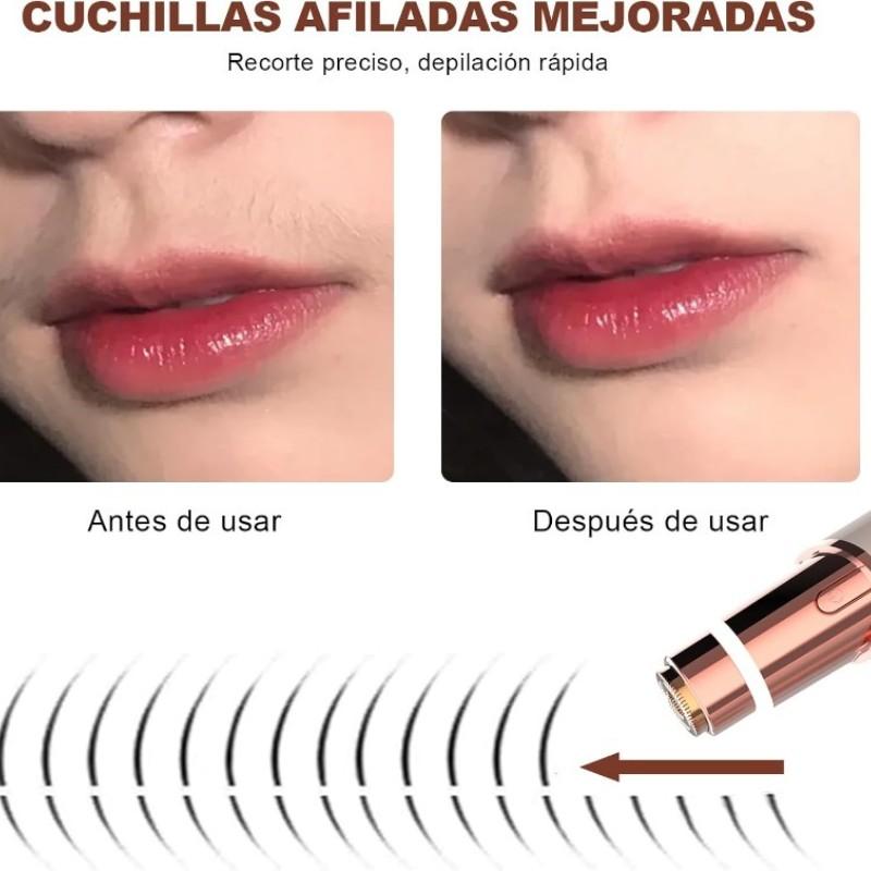 2-In-1 Multi-Functional Facial and Brow Trimmer, Electric Brow Trimmer, Lip and Body Hair Removal Tool, Facial Hair Care Tool, Women's Electric Razor