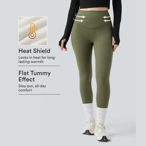 【Creator’s Pick】Halara UltraSculpt Extra Heat High Waisted Tummy Control Shaping Yoga Leggings with Pockets