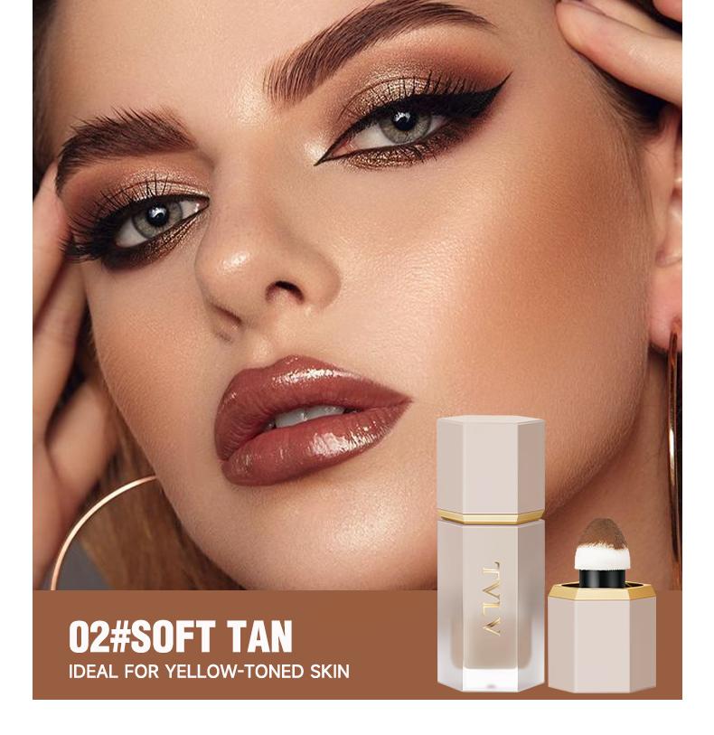 4-Color Face Contouring Liquid, Natural Highlighter, Bronzer, Waterproof Matte Finish, Multi-Functional Bronzing Makeup Stick, Long-Lasting Skin Brightener, Highlighting Stick, Contour Cheek
